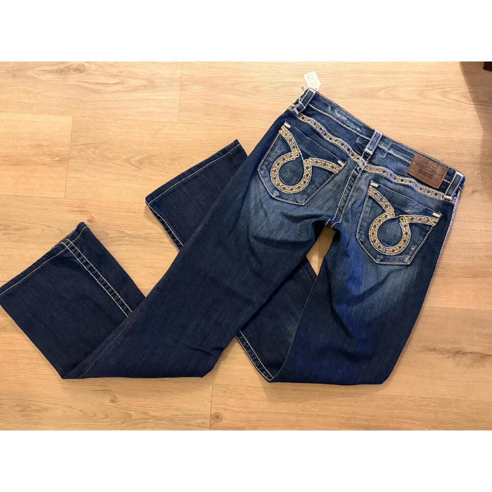 1170 Buckle| Big Star Sweet Flare Ultra Low Rise Jeans 29XL - Picture 2 of 9
